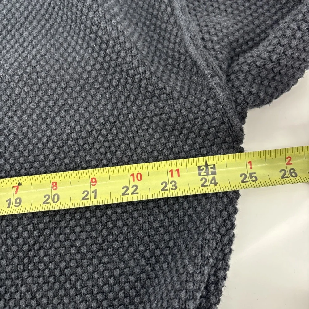 FP Beach Free People Hailee Sweater‎ Women's Medium Black Waffle Knit Oversized